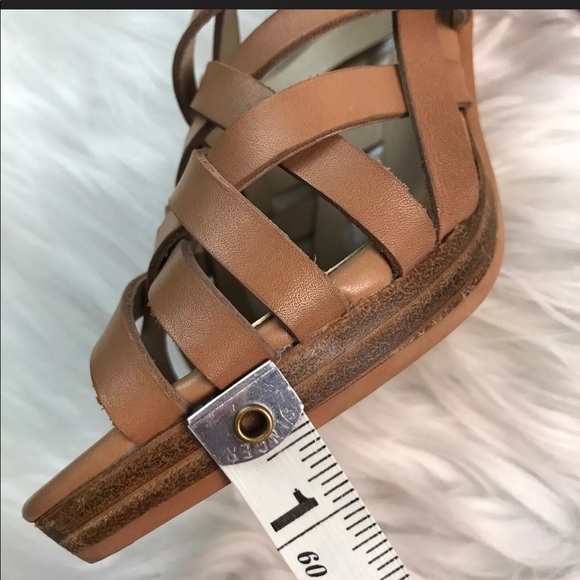 🦩SOLD🦩Seychelles Strappy Ankle Tan Leather - Picture 10 of 12
